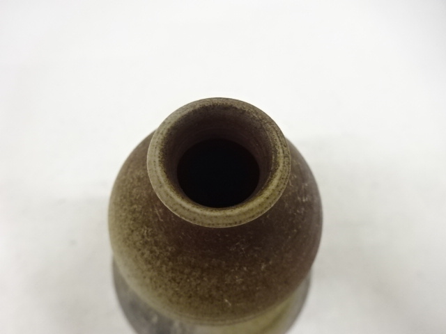  作家物　備前焼　瓢　花入